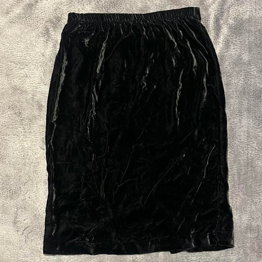 Vintage velvet personal midi womens skirt